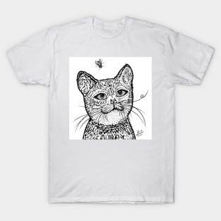 CAT AND FLY T-Shirt